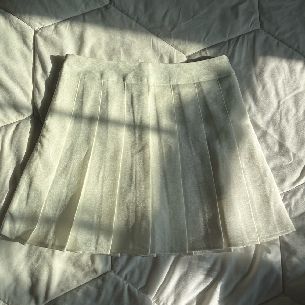 White Tennis skirt